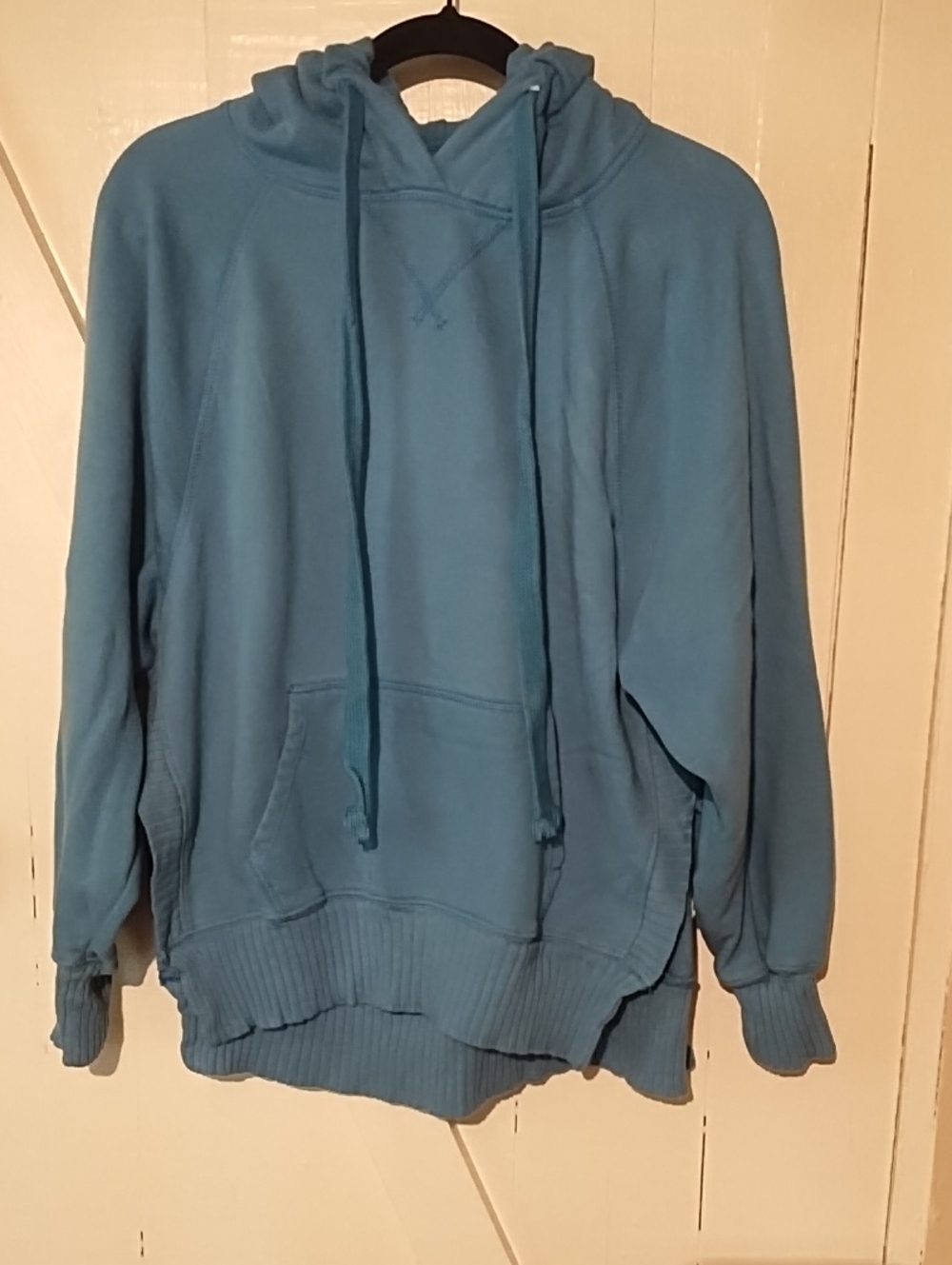 American Eagle Outfitters Oversized Small Light Blue Pullover Hoodie Sweater VGC